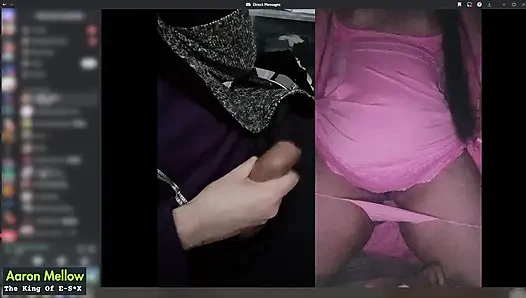 Видео-звонок с хорошей девушкой на раздоре превращается в Esex с женщиной с маленькими сисечками, использующей ее дилдо и стонет, пока я кончаю