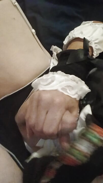 Panty boy CUMS to a HARD conclusion