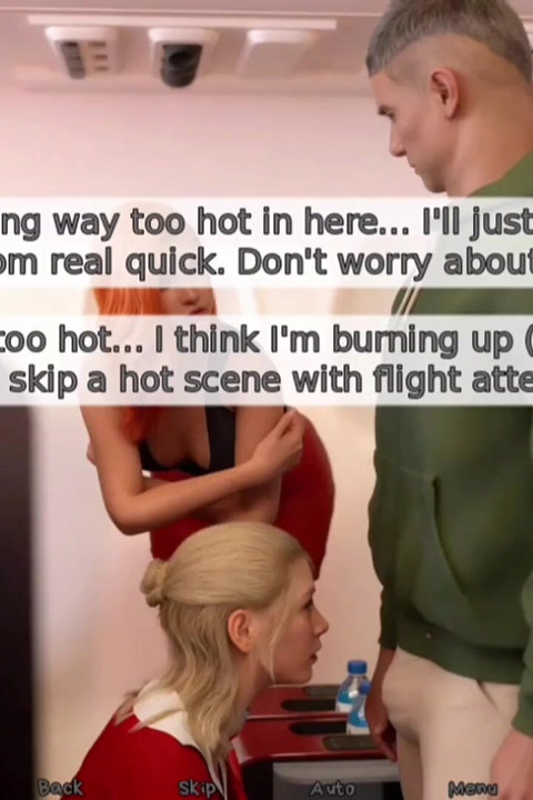 Hot Girl Caught Me Nude in Plane - Asia Town - E02