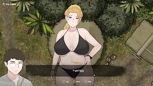 Permainan hentai - kedatangan dewi - wanita pirang seksi bagian 1 melakukan paizuri & blowjob intens untuk kepala suku