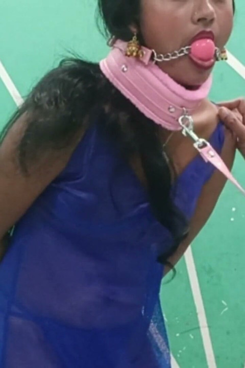 Desi Indian Wife Bound Ball Gagged Hardcore Homemade BDSM Slave Play