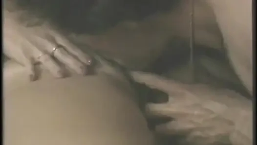 Heißes schätzchen mit frechen titten bekommt ihre haarige muschi geleckt und im bett geknallt