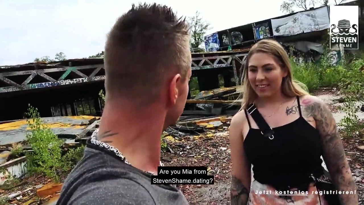 Mia Blow and Bodo enjoyed a rough sex outside in Berlin! StevenShame