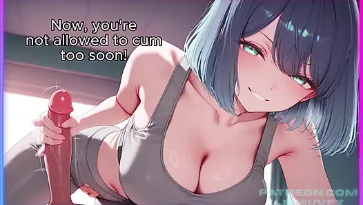 Akane Kurokawa pengen kamu melepas stresnya!  Joi (edging, paizuri, ngocok kontol, ngocok kontol, seks)