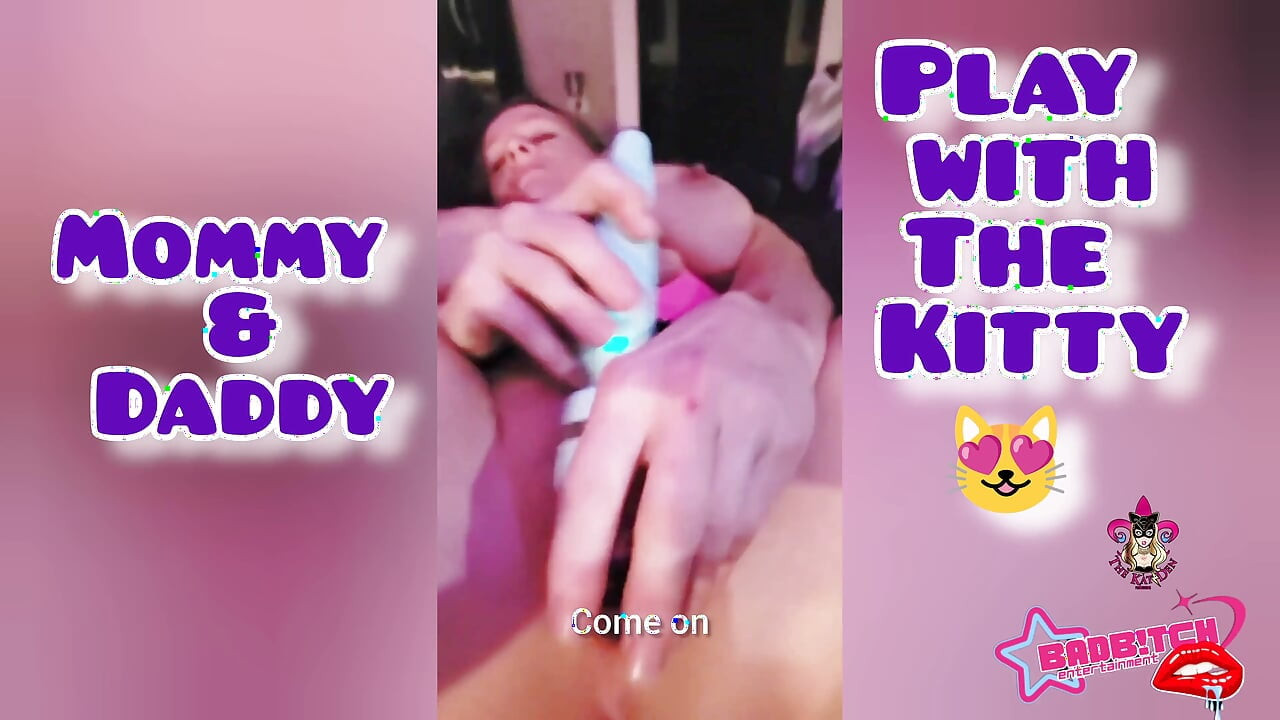 Mommy & Daddy Play with the Kitty