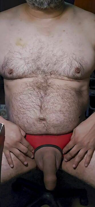 Red jockstrap