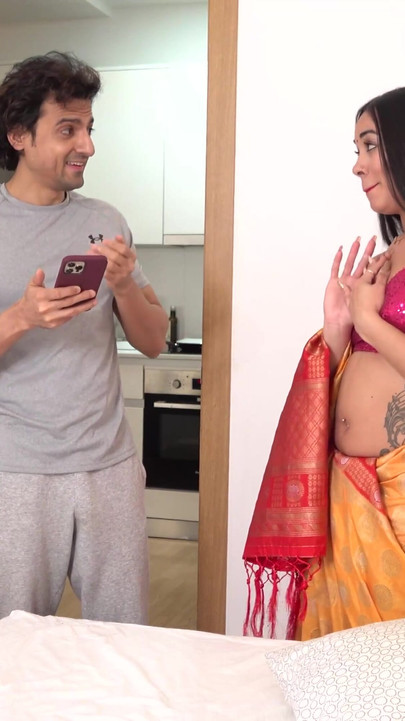 Nezaobilazan trenutak iz filma "Indijska MILF sobarica skinuta i žestoko jebana nakon rimjoba"