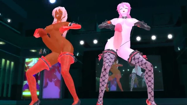 3D MMD Futa Dance