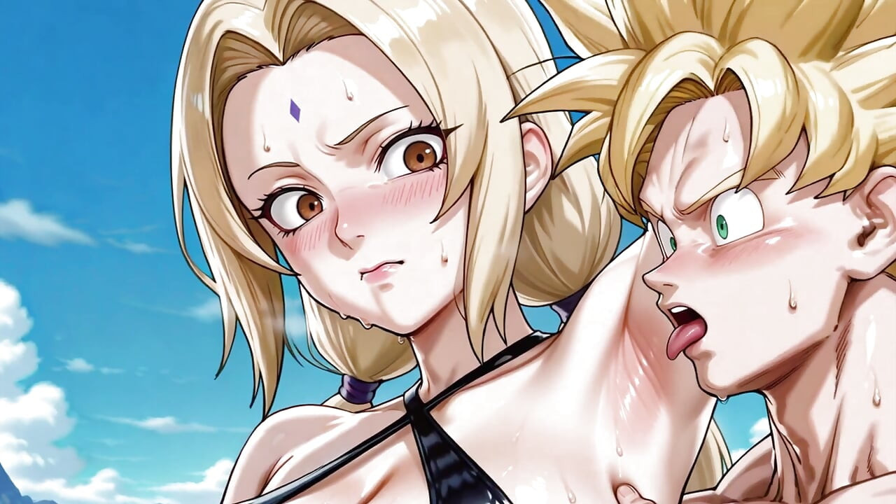 Goku - SSJ (DB) x Tsunade (Naruto)