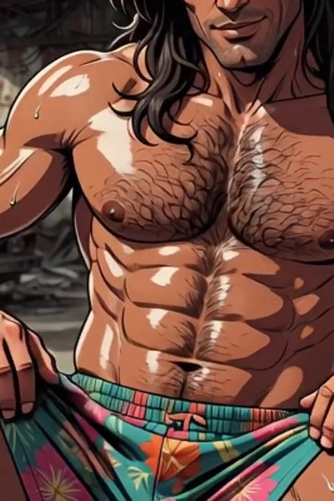 Hot Sweaty Men Animation