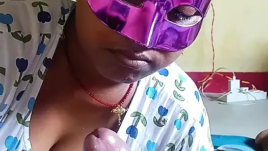 With husbend hendjob, blowjob and com in mouth
