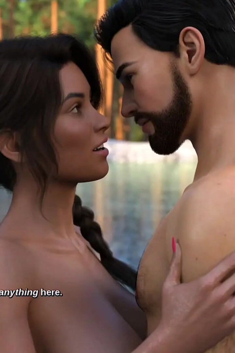 Ao ar livre, sexo no rio com minha meia-irmã com tesão