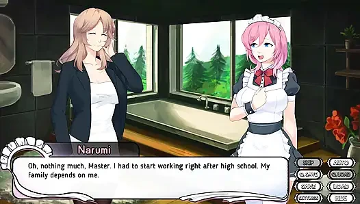 Zimmermädchen-Villa: schwanzlutscher-hausmädchen, abspritzen im mund, Hentai ep.2