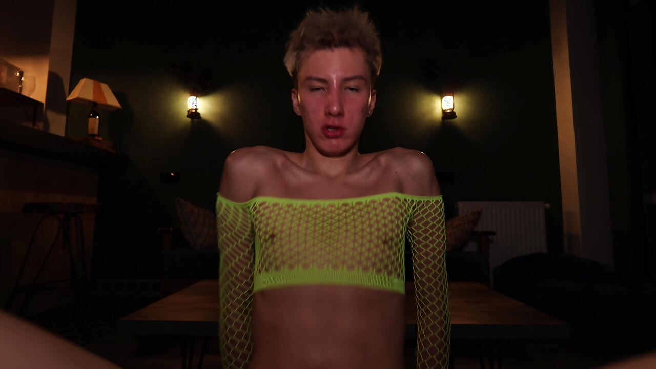 My Stepdad Fucks Me Hard at a Party and Cums in My Hole