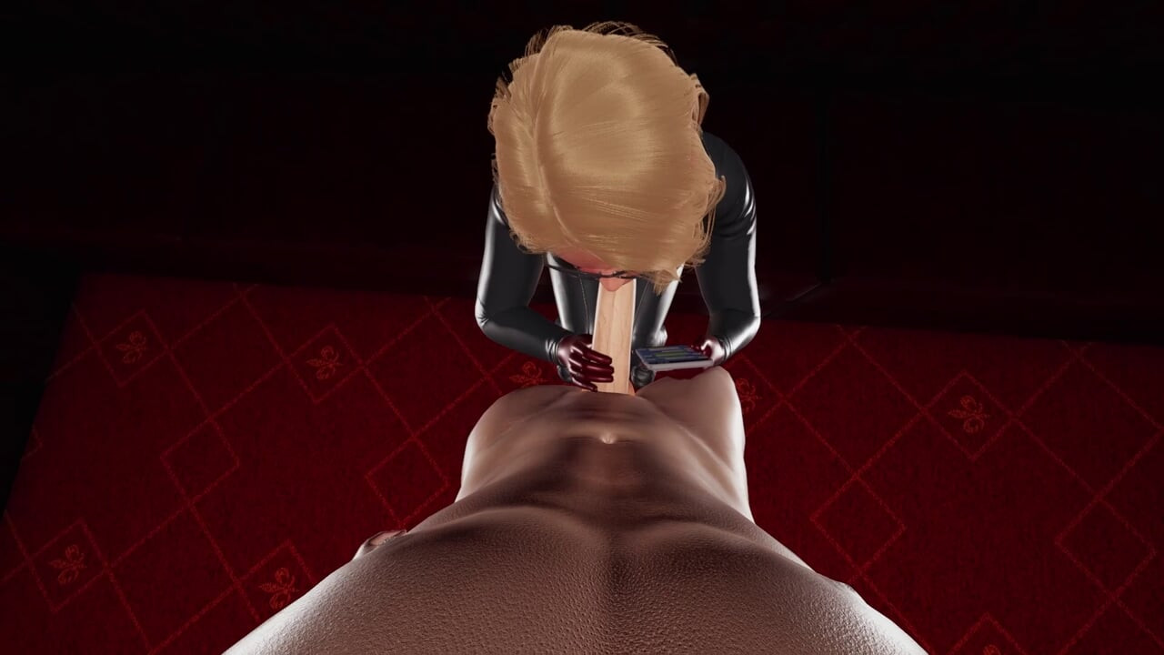 Hot Black Widow Blowjob Big Dick, Titfuck And Glory Hole Deepthroat Cumshot In Uncensored 3D Hentai