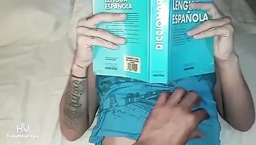 Ders çalışırken üvey kızımın kıllı amını siktim