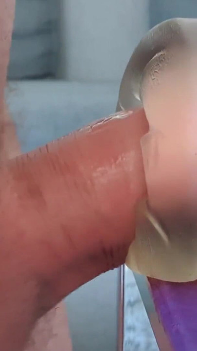 Spectacular moment from "Teen boy fucks his fleshlight and cums inside"