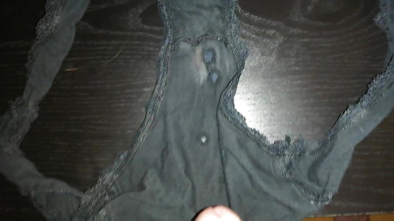 Cumming in my wife's dirty panties