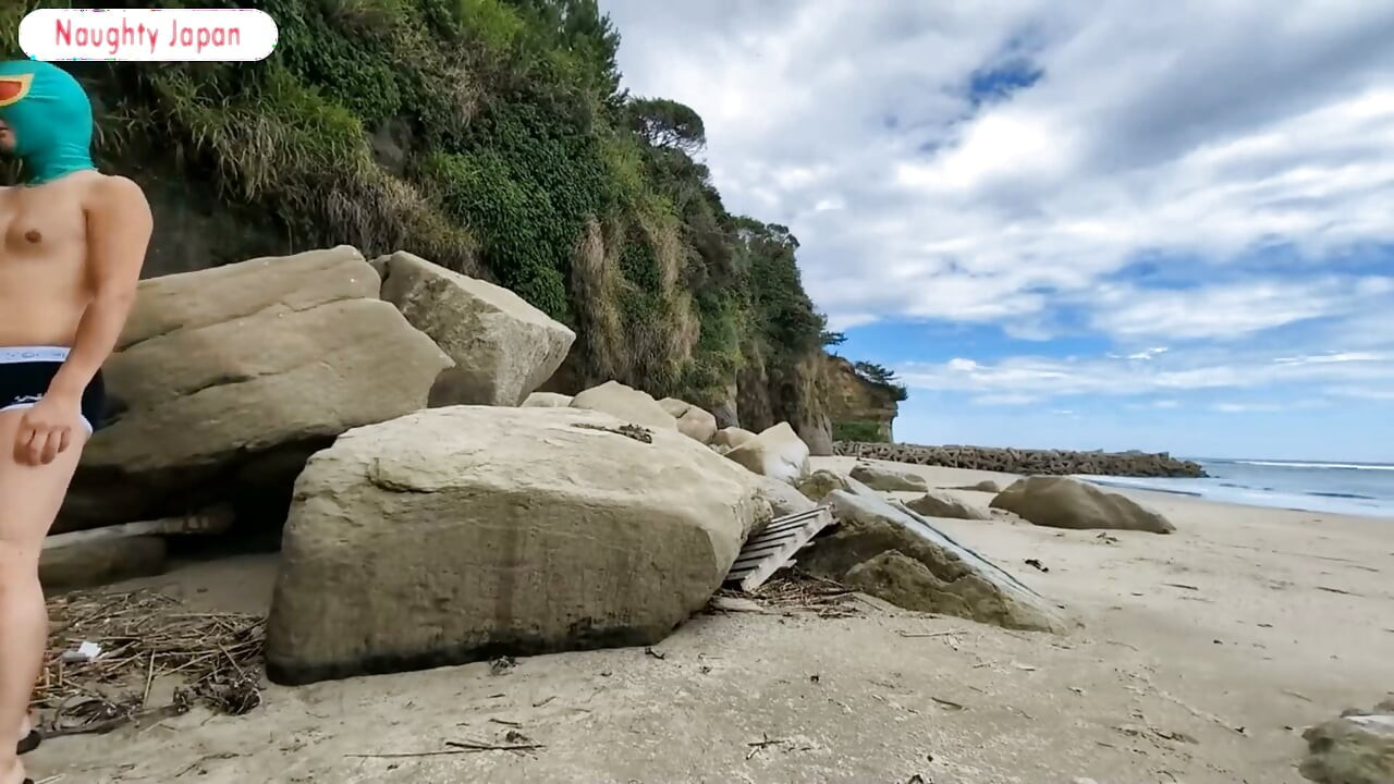 Slender Married Beauty Caught by Her Husband, a Beach Escape Turns Eerie at an Unsettling Location
