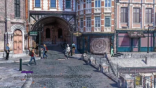 Lust academy #8: faith gave me a massage, Adelle is almost nude at the club