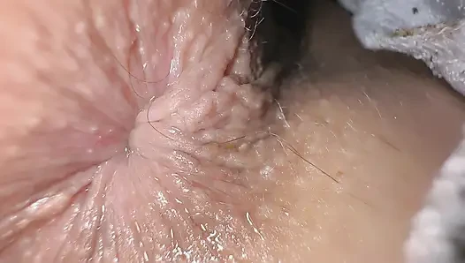 Экстремальный клитор крупным планом, лизание длинного видео для быстрой спермы