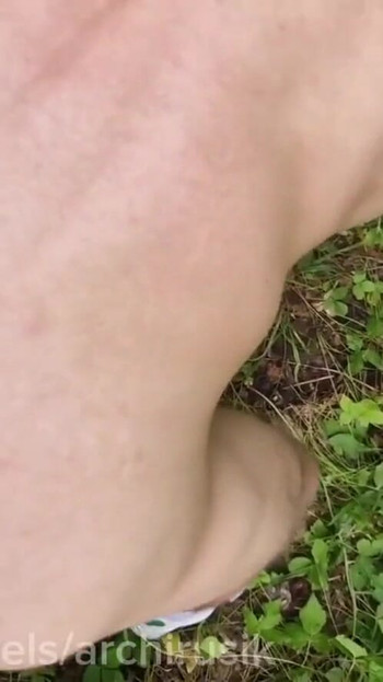 Emotional moment from "Public cruise fuck in front of motorcyclists, bareback cock in the ass, hot cum!"