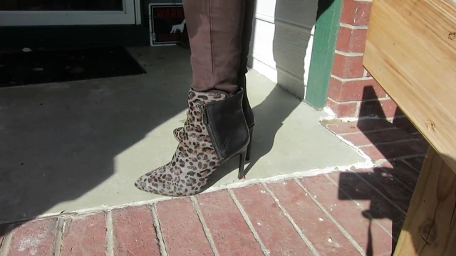 taking my boots off