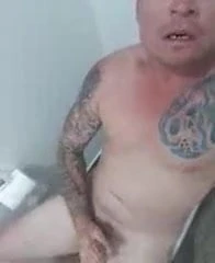 Ex prisoner masturbates