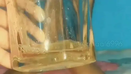 Piss Drinking Nasty Whore enjoys blowjob Sex with Desi