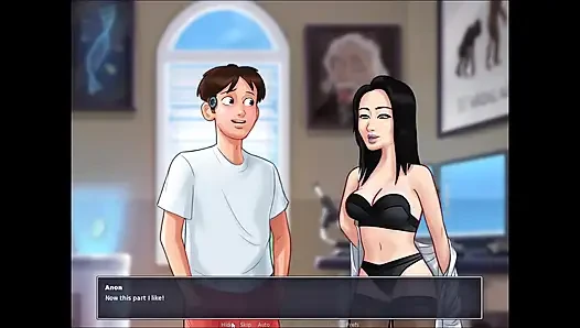 Summertime saga miss Okita Animationssammlung teil 32 nacktes sexspiel spiel 18+ erwachsenenspiel