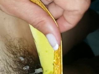 cum in new panties :)