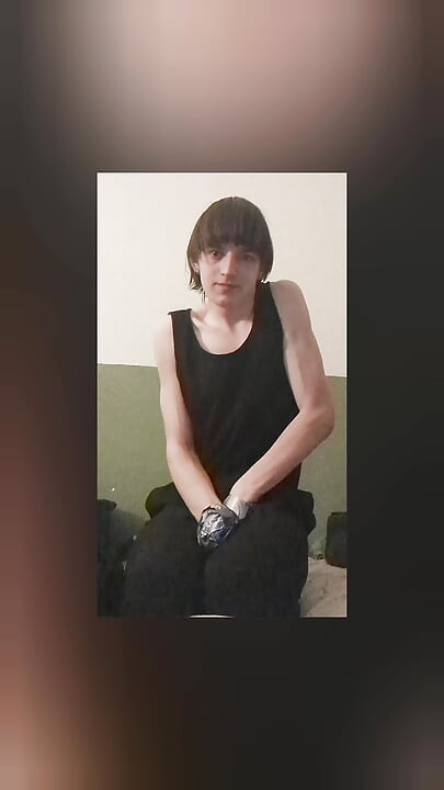 selfbondage mittens and dildo sucking