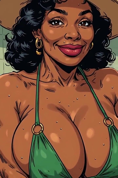 Bikini Old Babes 3D Ai Art