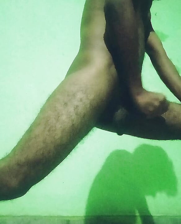 Indian nude boy Desi big black 8 inches long dick  masterbate
