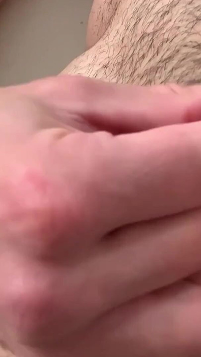 Hairy ftm masturbates his huge trans man penis | Clip 1