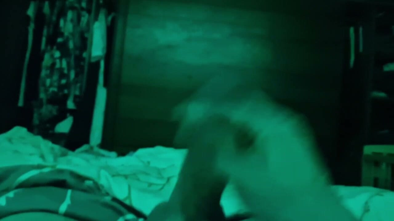 Jerked off in bed