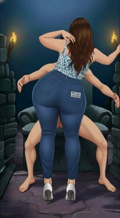 Дружина Бланка Кадерона стягує джинси і повільно провокує його xl booty | Кліп 1