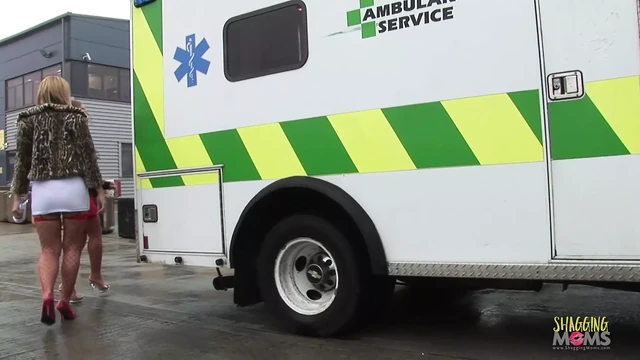 When two busty nurses finish their shift they are horny out
