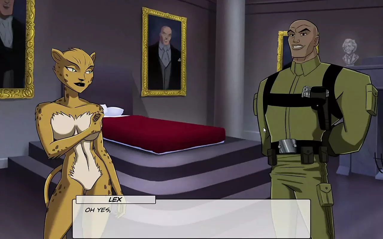 Something Unlimited, All Cheetah Bedroom Scenes (Game made by Gunsmokegames)