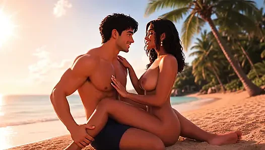 A horny stranger on the beach offered me risky sex and I agreed