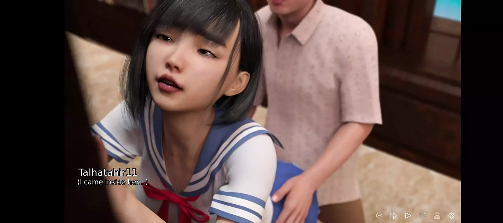 大学图书馆里的饥渴继妹 - 继兄弟和继妹 - 在大学图书馆里硬操 - 动画色情游戏