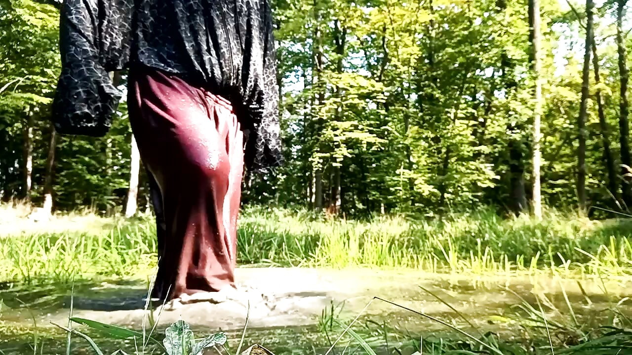 Soaking old sweatpants