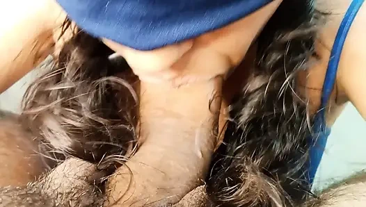 My young stepsister sucks my cock with such eagerness that it drives me crazy