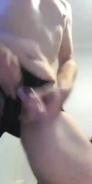 Me showing my cock and masturbating to a chick online