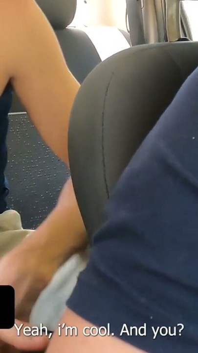 Frisky Driver Offers His Client To Jerk Off Together So The Two Can Release Some Tension - DickRides | Clip 1