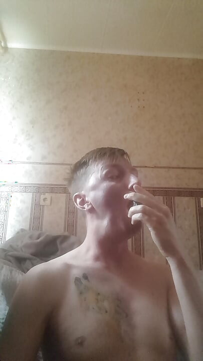 Dildo in mouth
