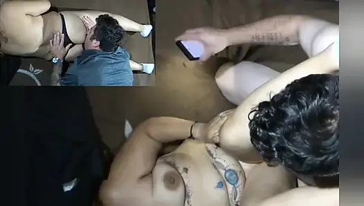 Cheating woman with mature and cheeky vagina