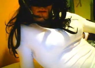 travesti eyaculando