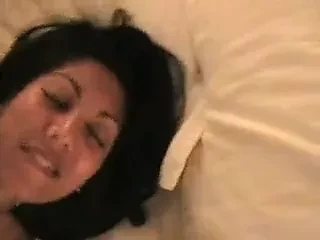 Sexy young amateur Indian wife cuckold threesome