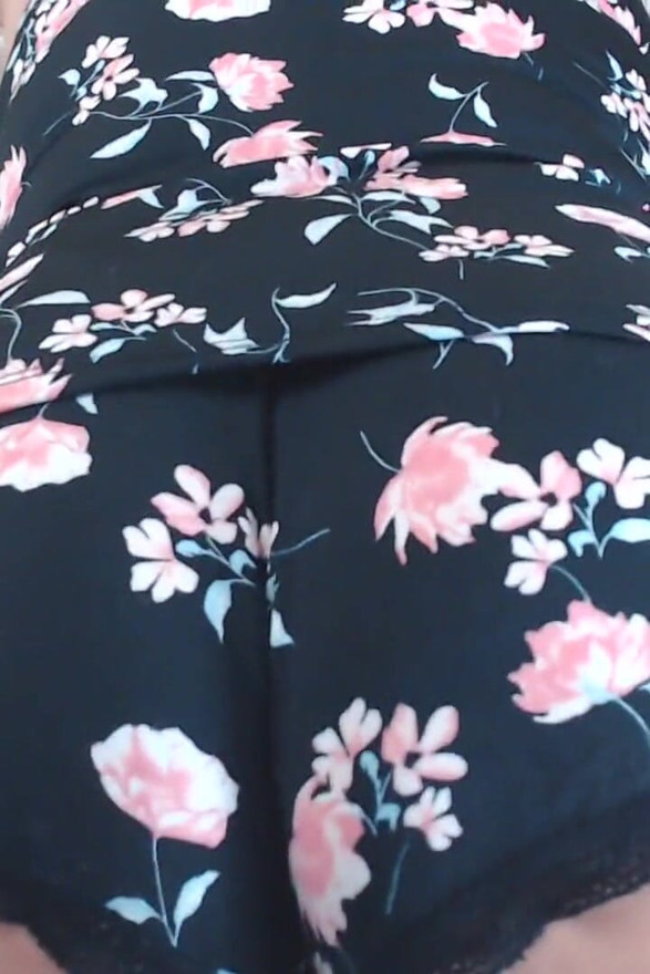 Sweet ass shaking satin bottoms